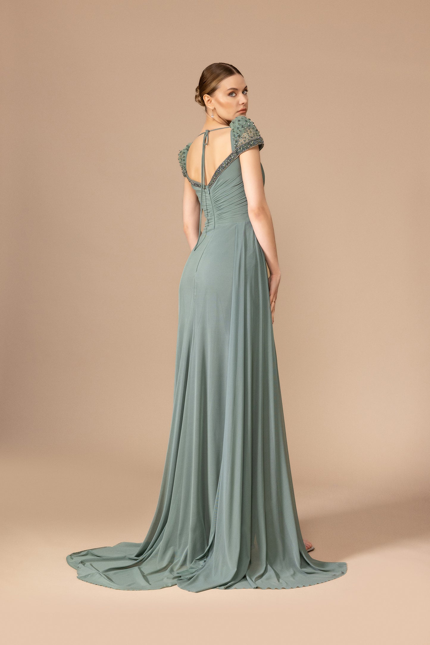 Abendkleid Herzausschnitt