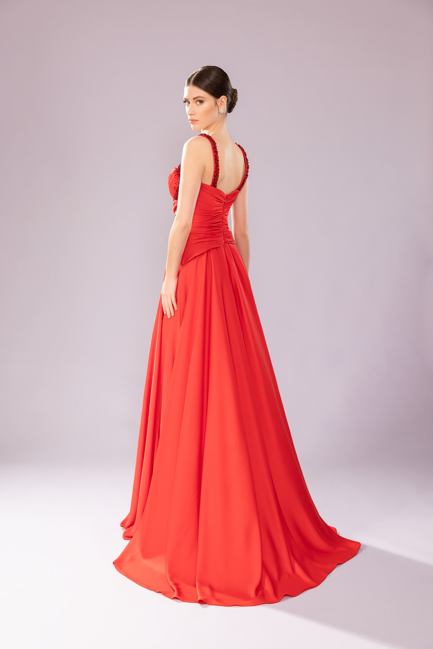 Abendkleid mit Träger
