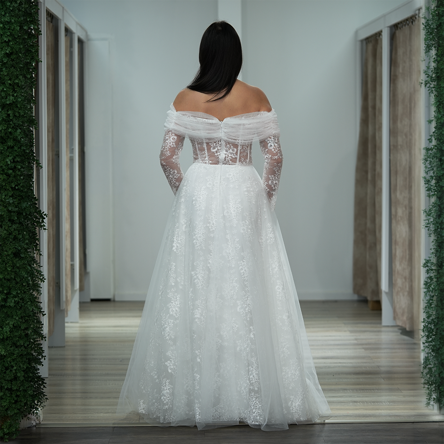 A-Linie Tüllkleid