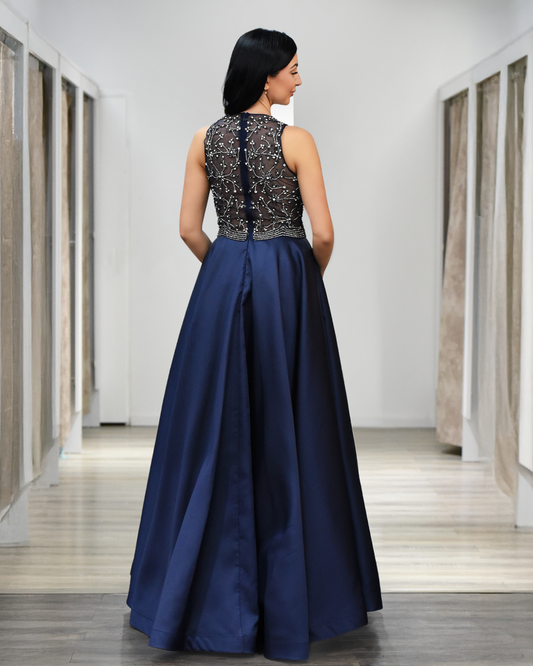 A-Linien-Abendkleid