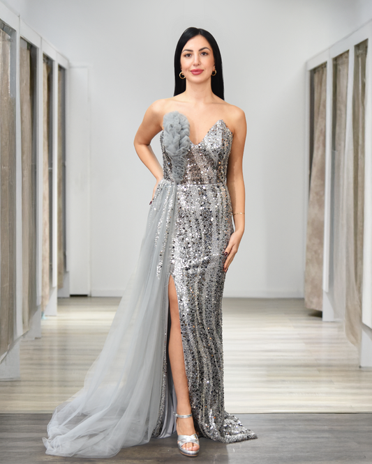 Figurbetontes Abendkleid