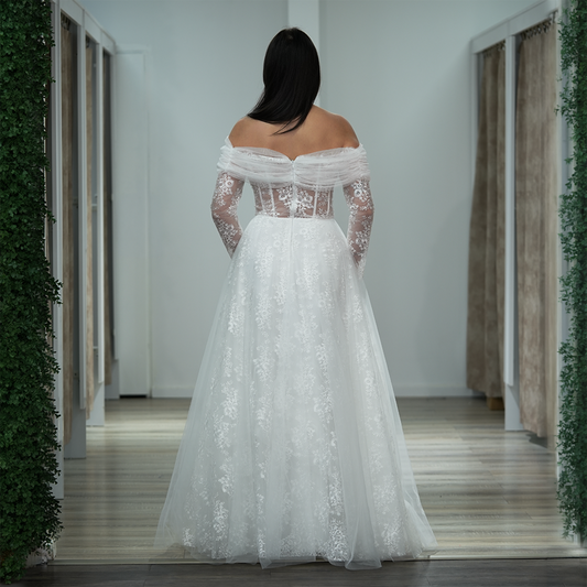 A-Linie Tüllkleid