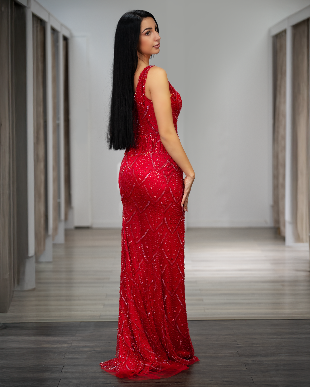 Figurbetontes Abendkleid