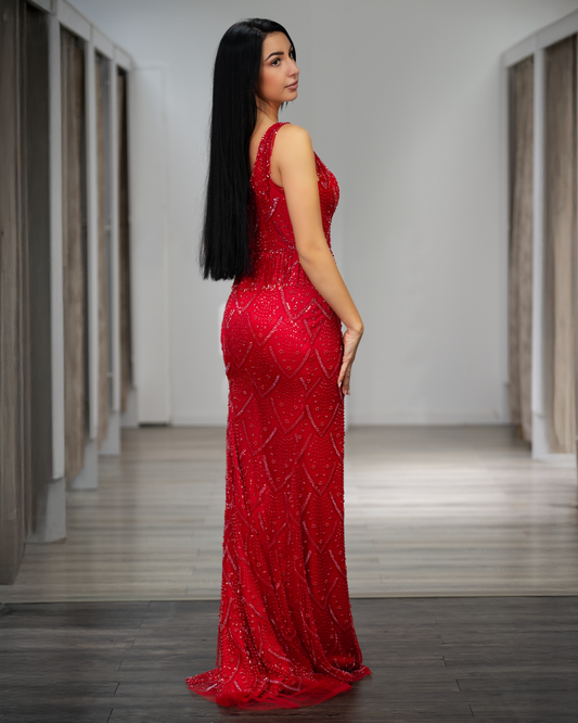 Figurbetontes Abendkleid